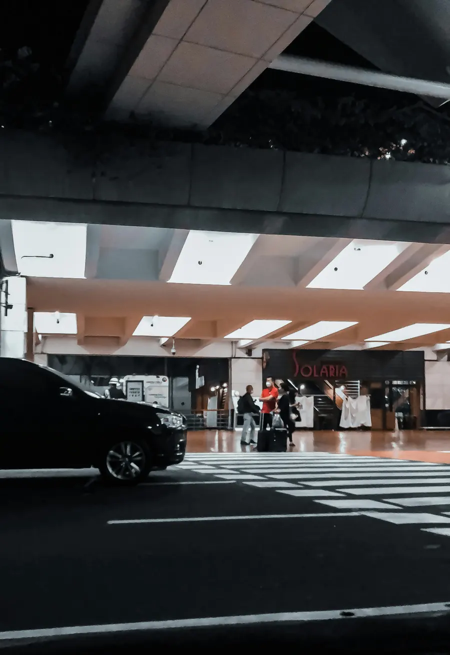 Trajet VTC vers l'aéroport